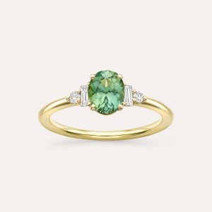 Dinny Hall Katie Green Sapphire & Diamond Ring