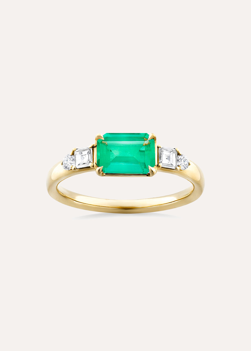 Dinny Hall Lena Emerald & Diamond Ring