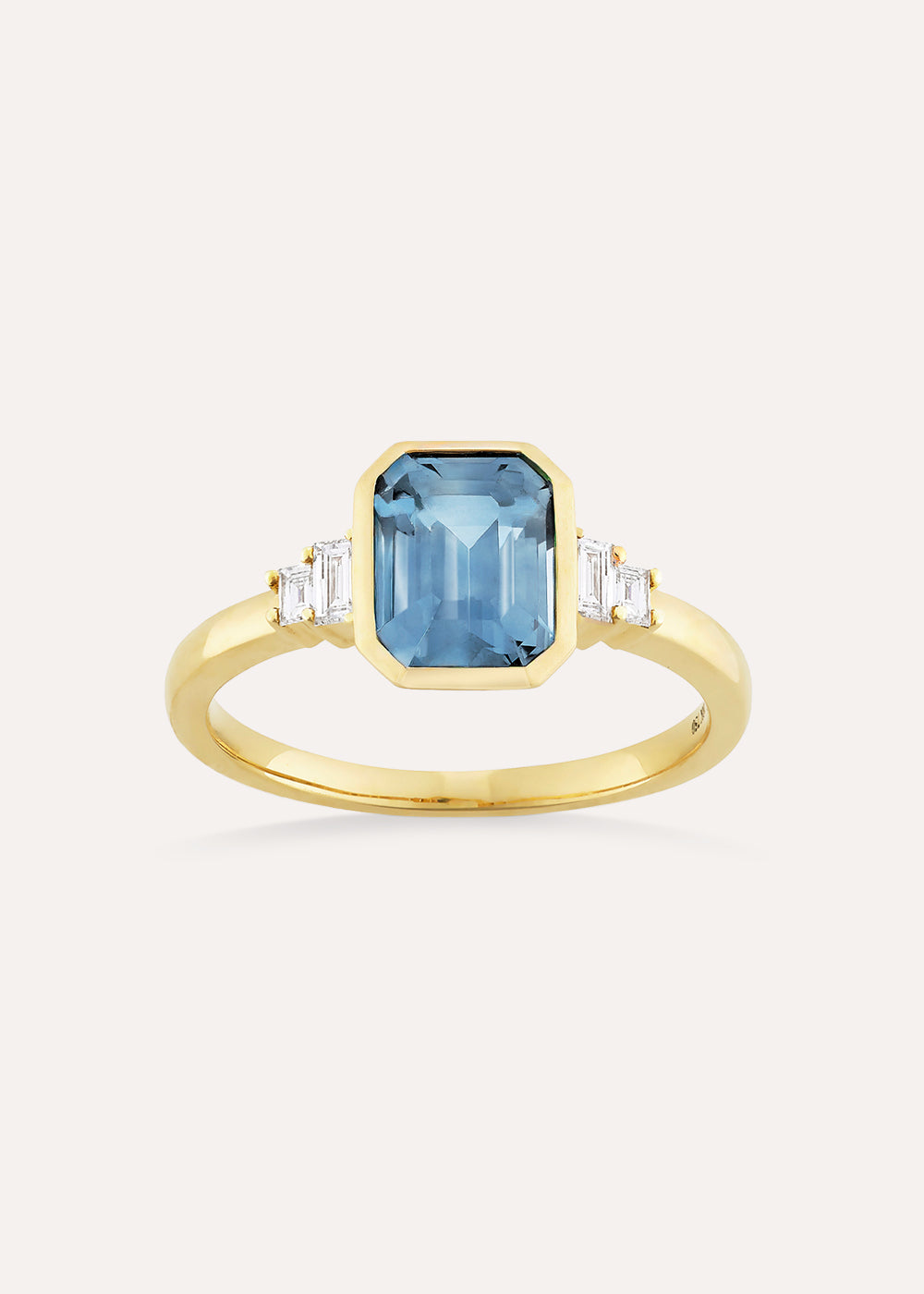 Dinny Hall Mila Cornflower Blue Sapphire & Diamond Ring