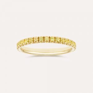 Dinny Hall Minnow Three Quarter Medium Yellow Sapphire Eternity Ring