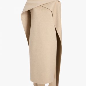 Khaite Ramona Dress in Oatmeal