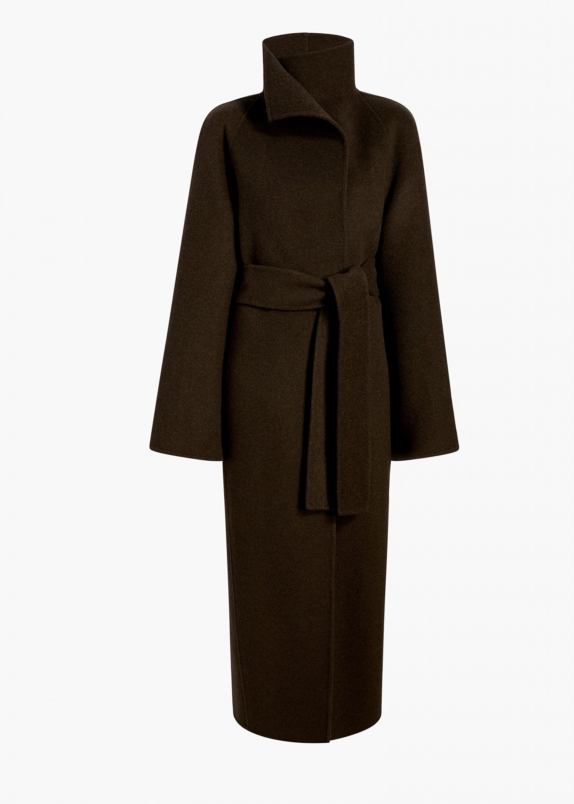 Khaite Romare Coat in Army Melange