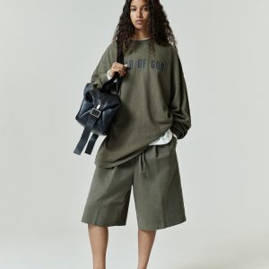 Fear of God Cotton Twill Relaxed Drawstring Short