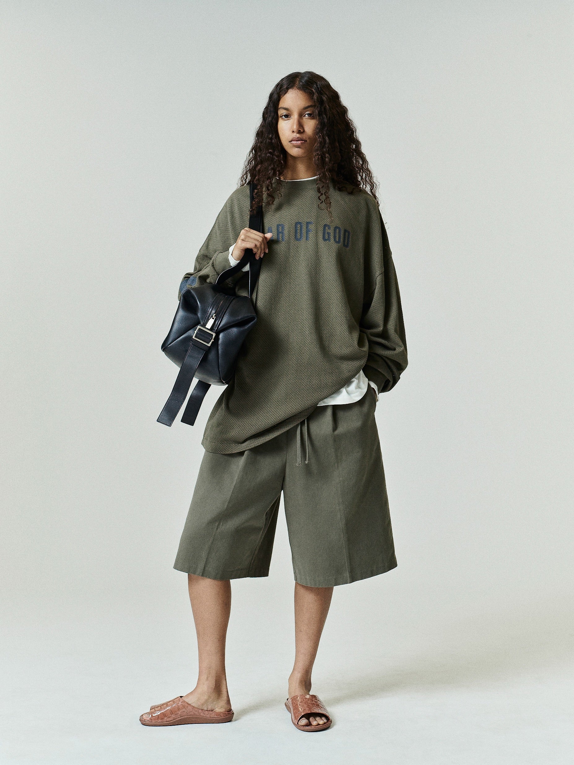 Fear of God Cotton Twill Relaxed Drawstring Short