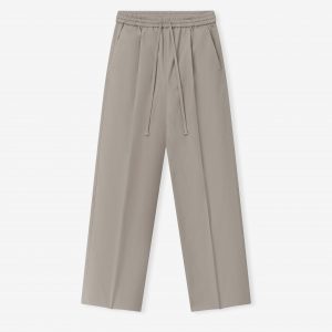 Fear of God Silk Blend Pleat Front Drawstring Pant