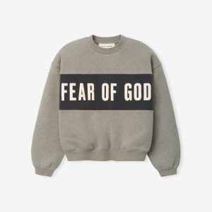 Fear of God Kids Cropped Relaxed Panelled Sweatshirt