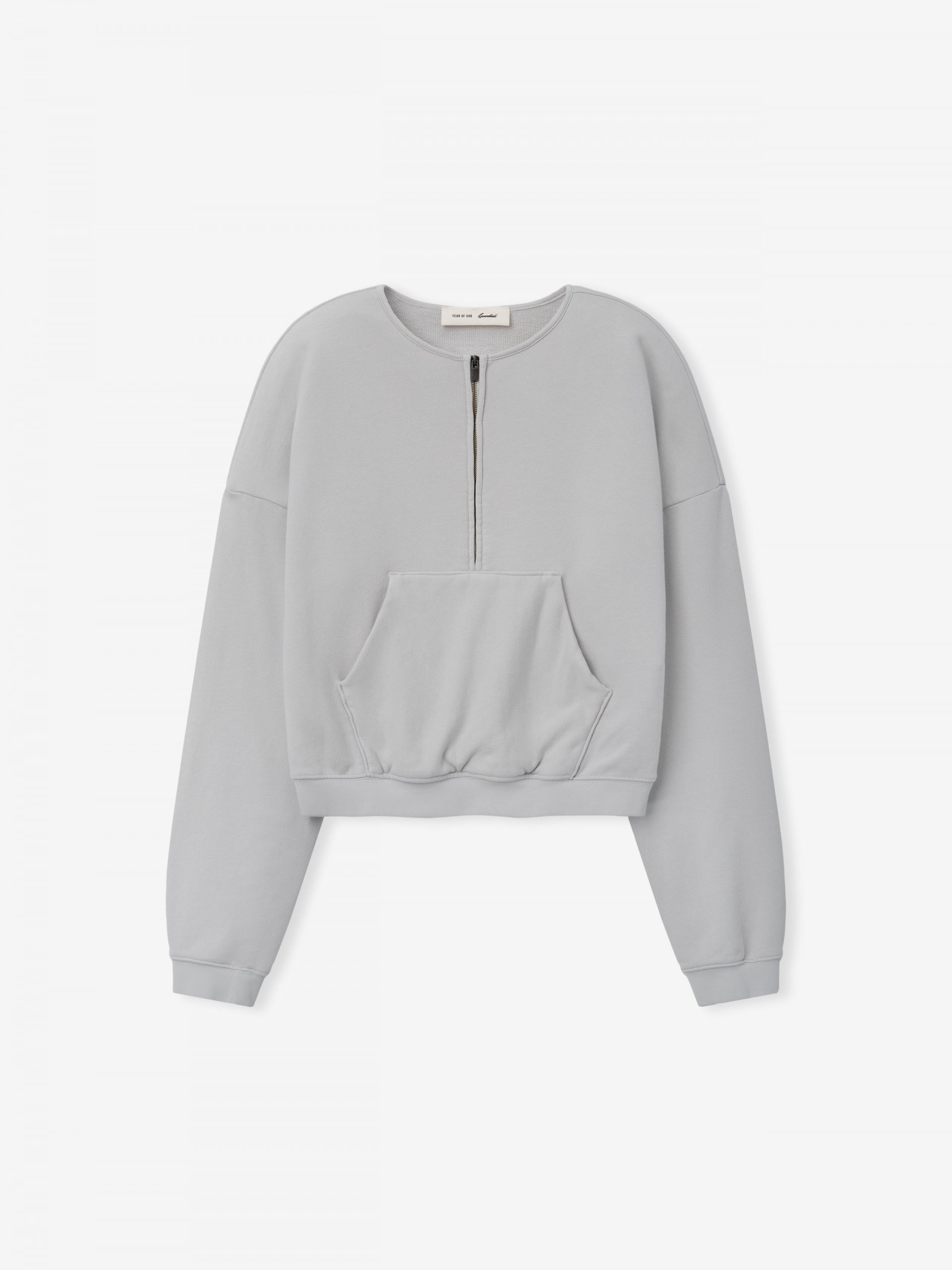 Fear of God Womens French Terry Relaxed Half Zip