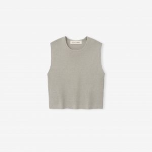 Fear of God Womens Rib Knit Crop Top
