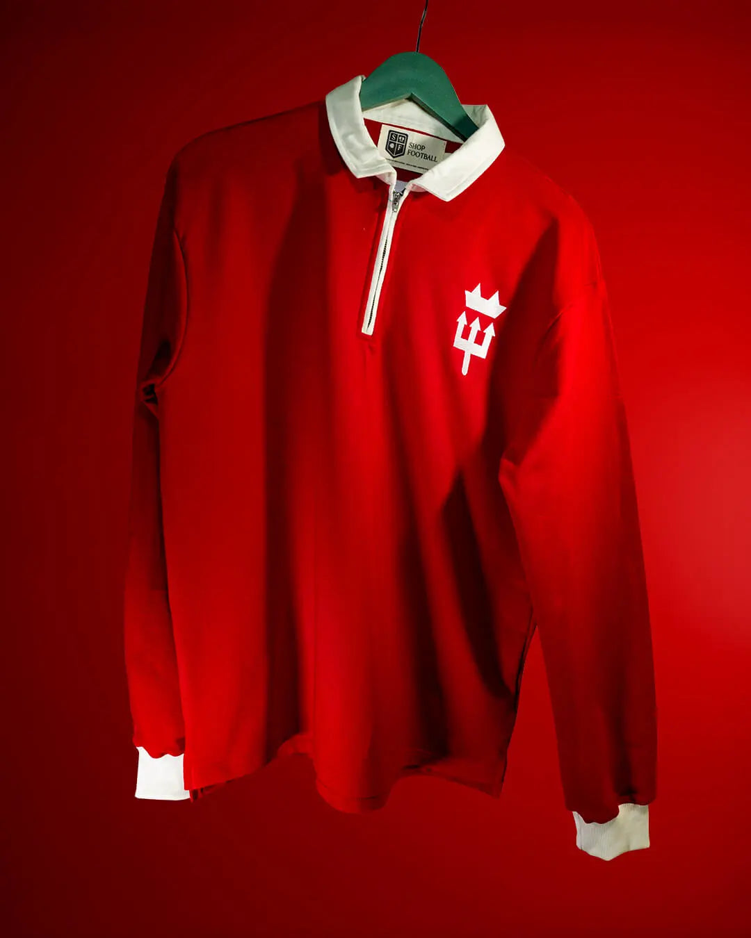 Shop Football The Red Devils Collared Sweatshirt