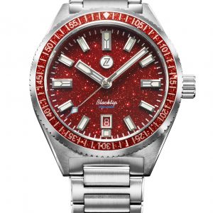 Zelos Blacktip 41mm SS Red Aventurine