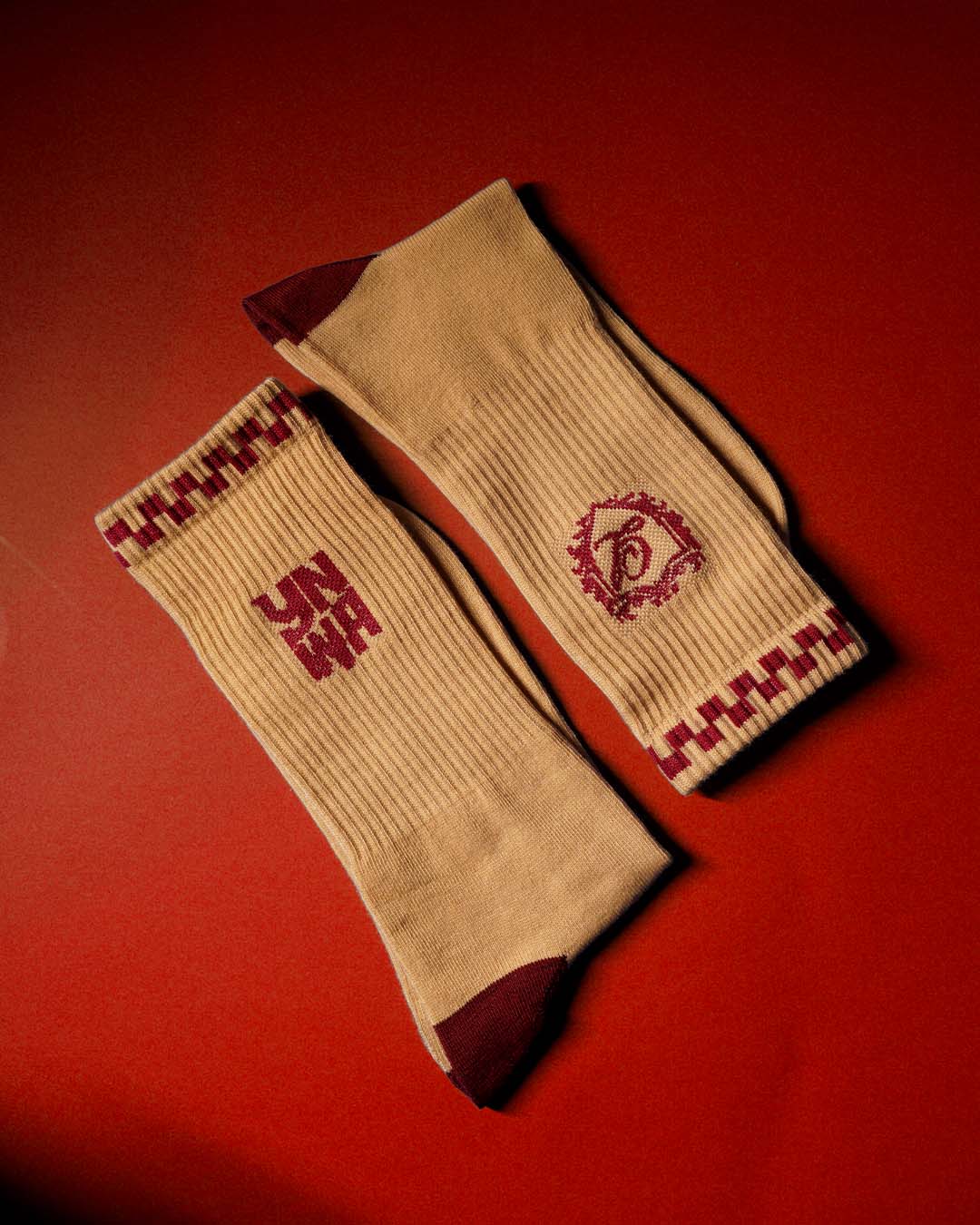 Shop Football Red Bird Socks