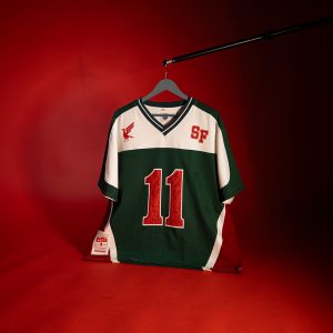 Shop Football Red Bird Varsity Tshirt