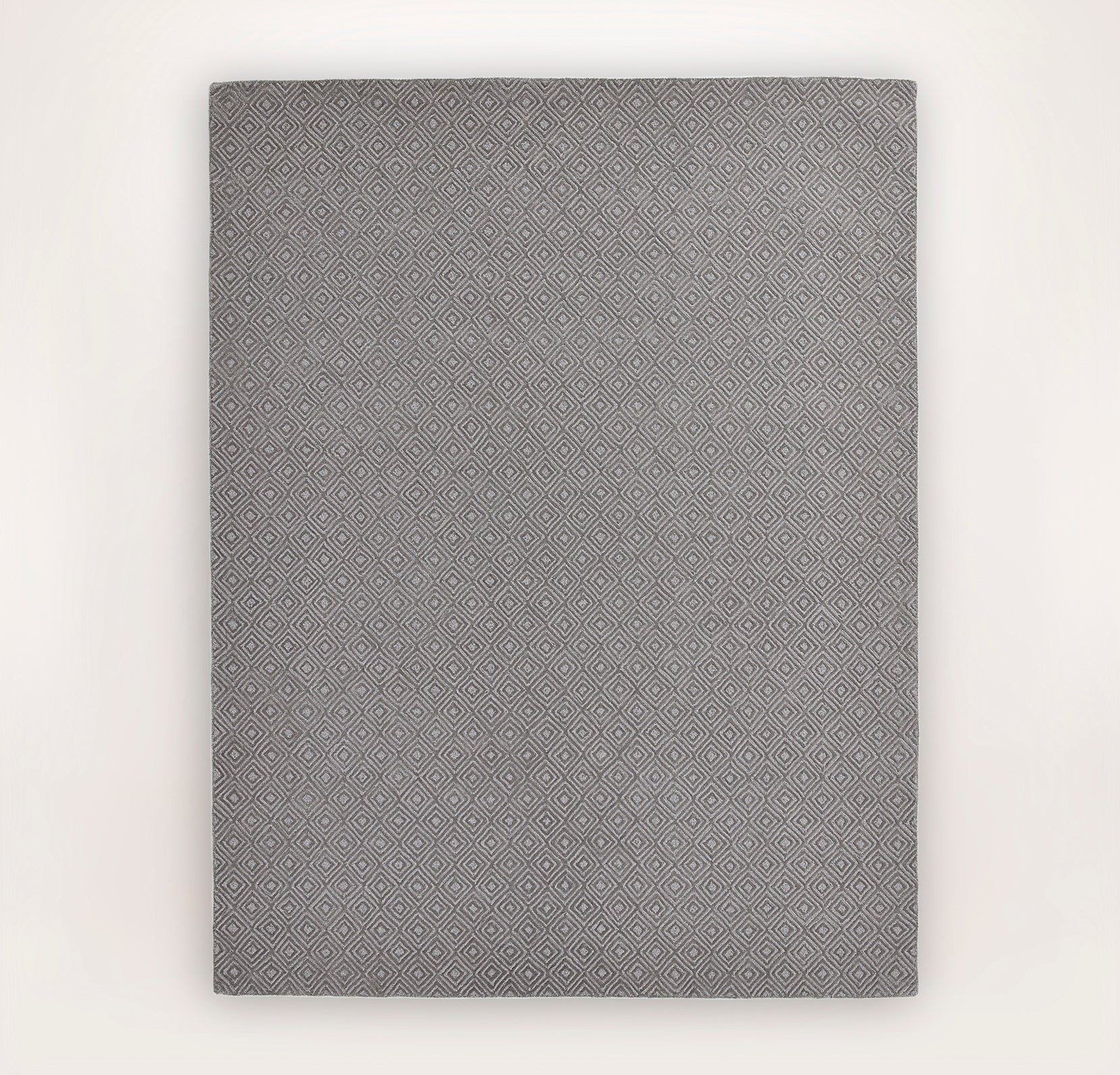 Bollandbranch Sculpted Diamond Rug - Stone