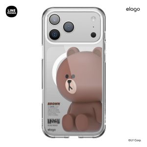 elago LINE FRIENDS | BROWN & SALLY Figure MagSafe Hybrid Case