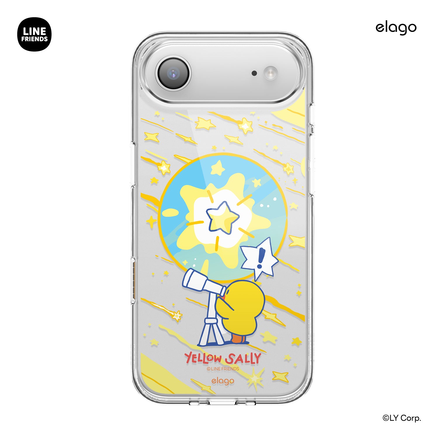 elago LINE FRIENDS | 2025 Yellow Sally MagSafe Hybrid Case
