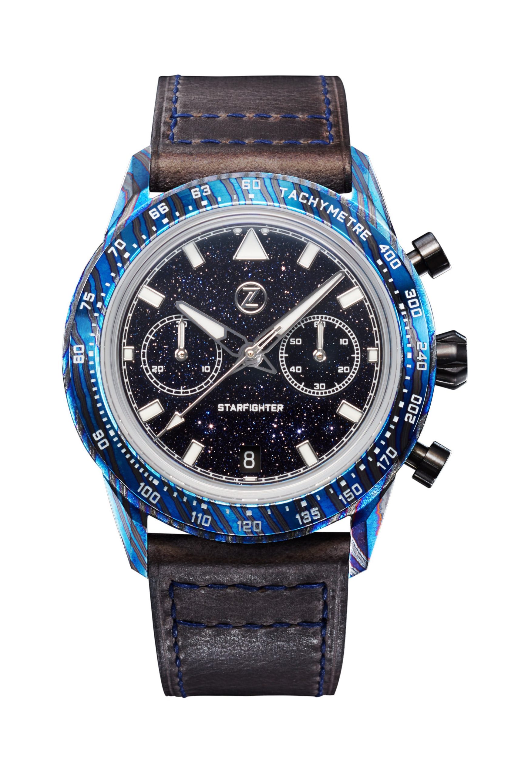 Zelos Starfighter ZircTi Chronograph 'Aventurine' Limited Edition