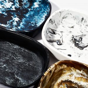Snowe Resin Oval Serving Bowl (Selling Out Soon)