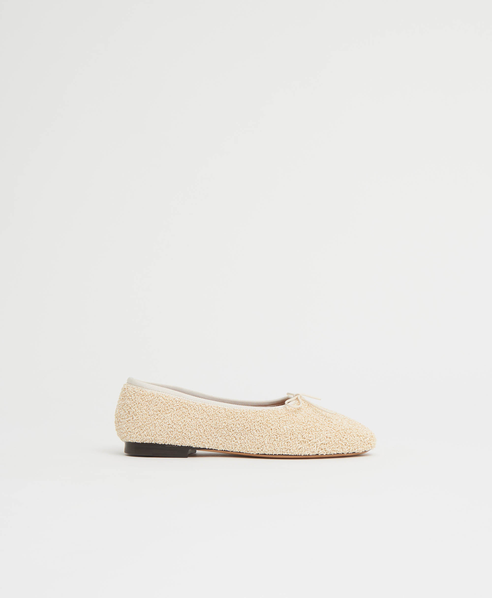 Mansurgavriel Dream Ballerina - Jasmine Textured Raffia