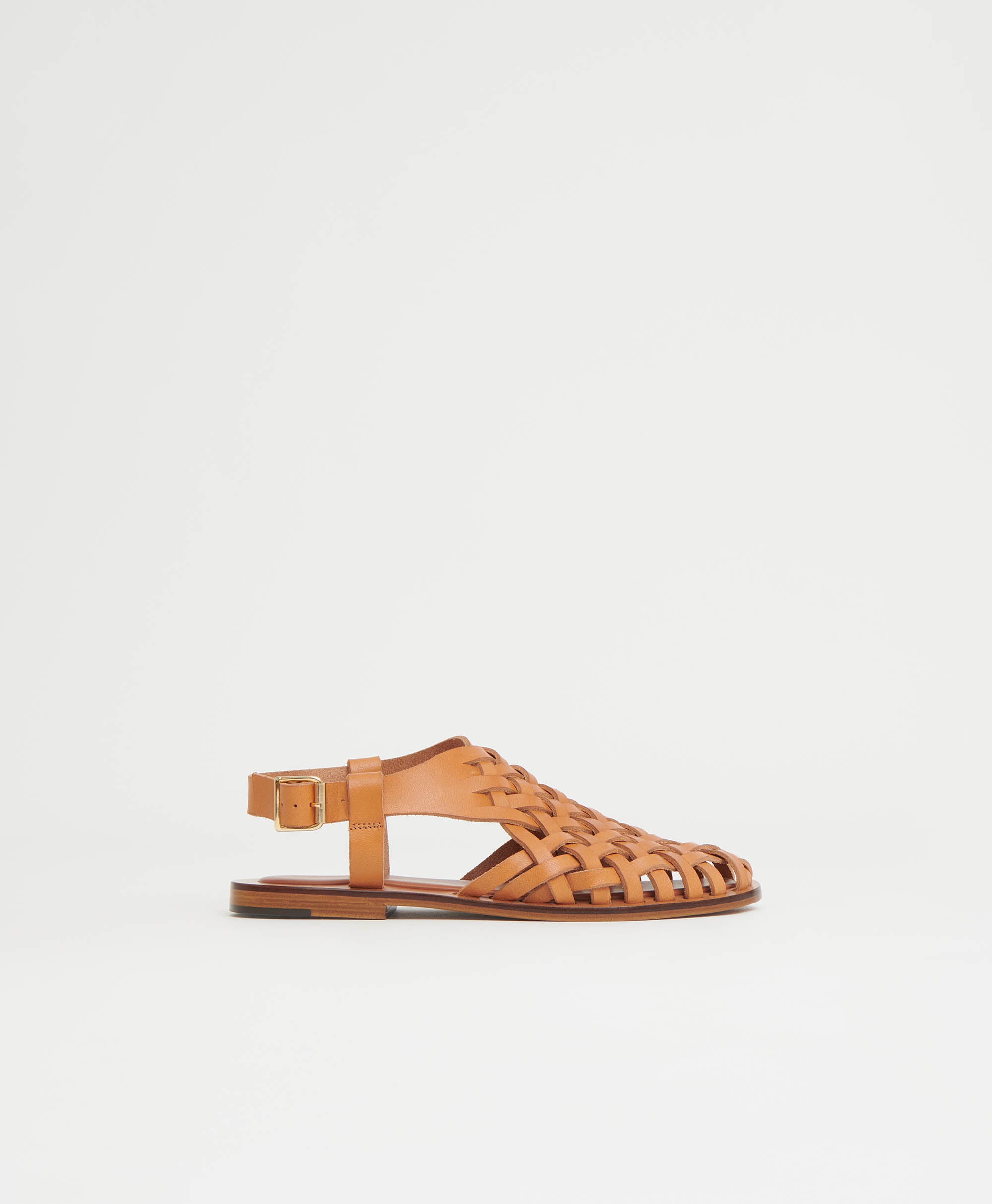 Mansurgavriel Woven Sandal - Cammello