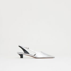 Mansurgavriel Anna Kitten - Crinkled Silver