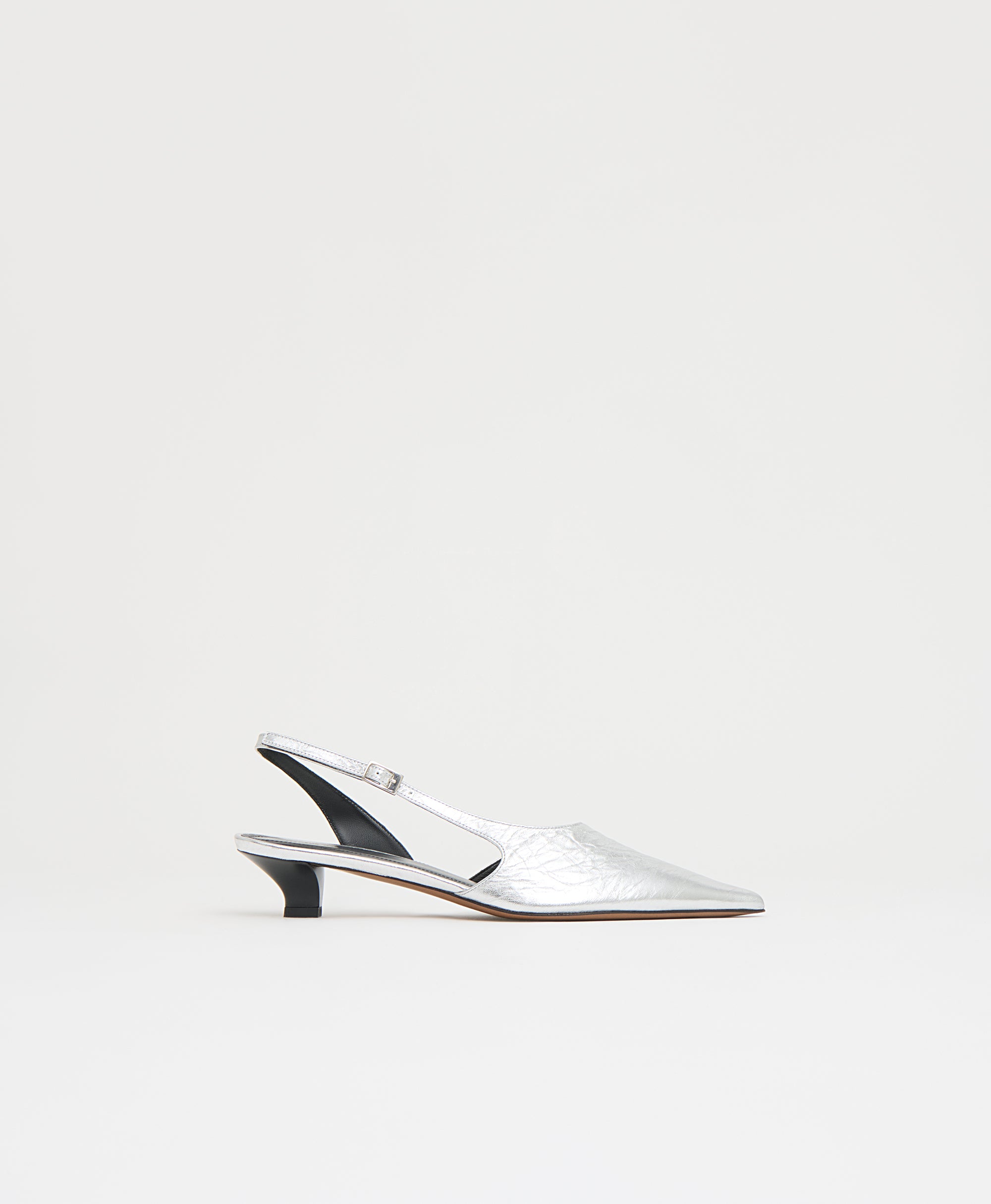 Mansurgavriel Anna Kitten - Crinkled Silver