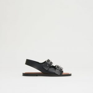 Mansurgavriel Cintura Sandal - Black