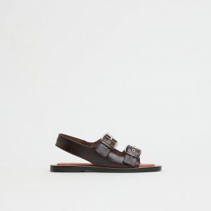 Mansurgavriel Cintura Sandal - Ebony