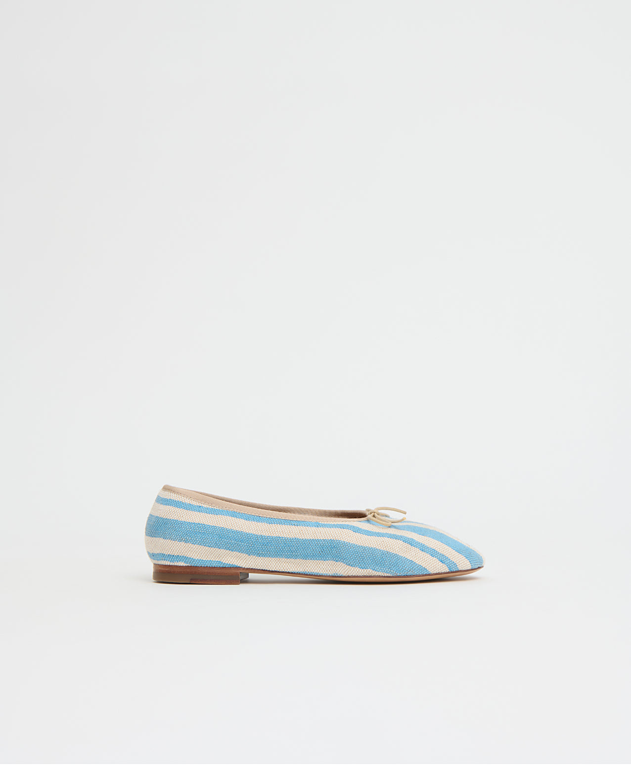 Mansurgavriel Limited Edition Pascucci Dream Ballerina - Baby Blue Stripe