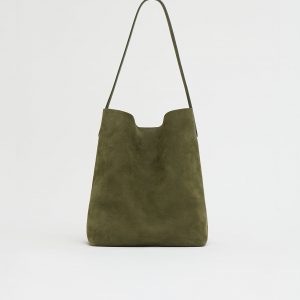 Mansurgavriel Everyday Cabas - Algae Nubuck