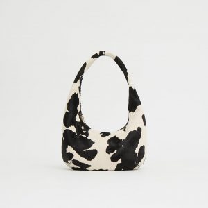 Mansurgavriel Mini Gnocchi Bag - Printed Ponyhair