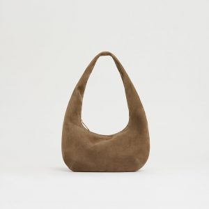 Mansurgavriel Mini Gnocchi Bag - Anise Suede