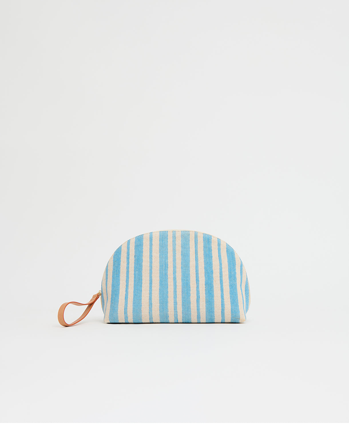 Mansurgavriel Limited Edition Pascucci Bellezza Pouch - Baby Blue Stripe