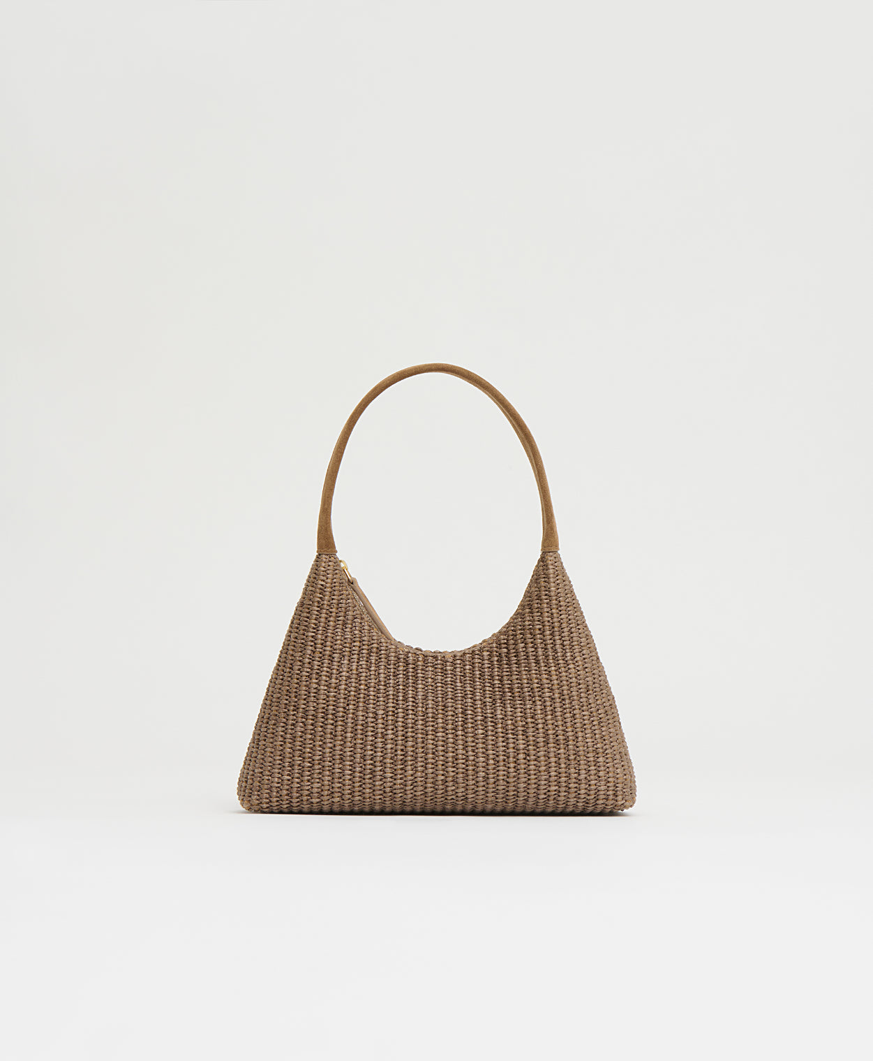 Mansurgavriel Mini Candy Bag - Anise Raffia/Anise Suede