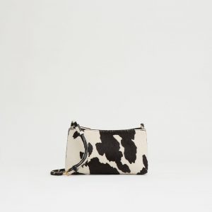 Mansurgavriel Mini Gaia Crossbody - Printed Ponyhair