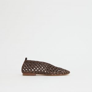 Mansurgavriel Woven Ballerina - Anise