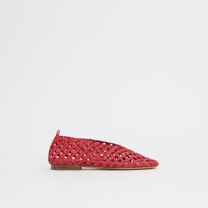 Mansurgavriel Woven Ballerina - Pomodoro