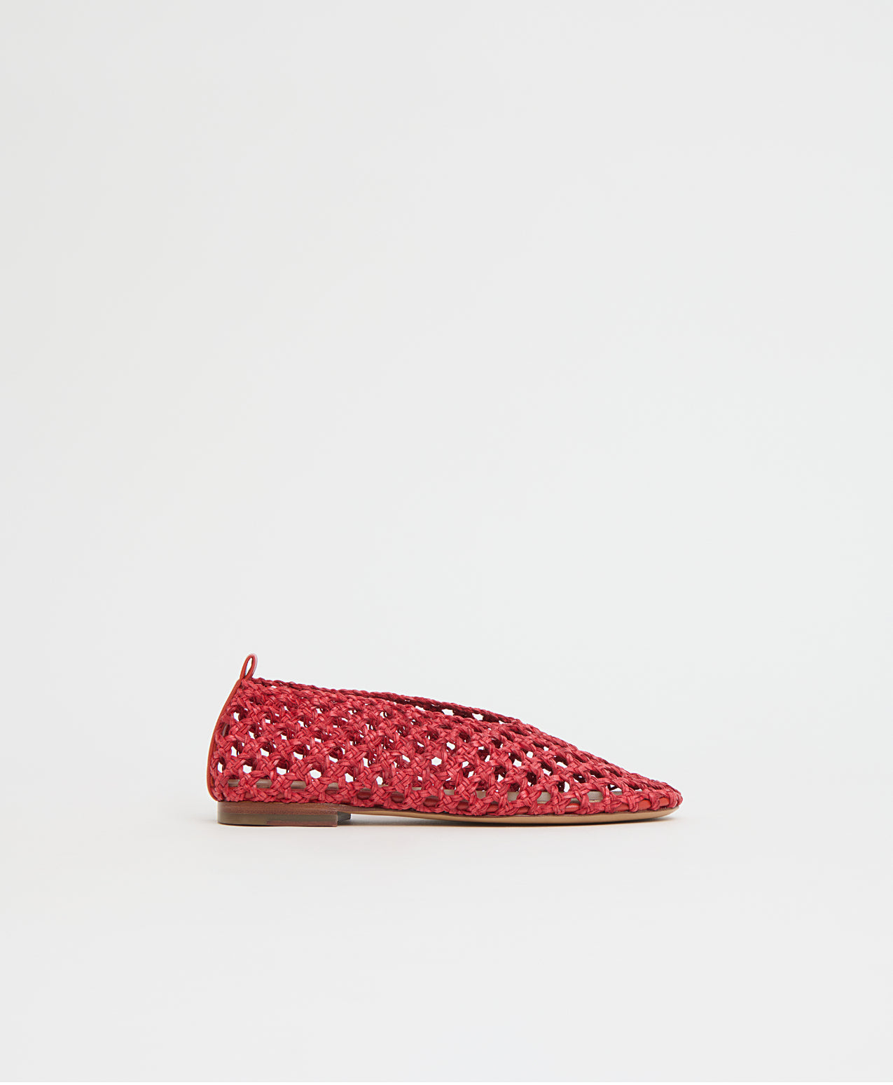 Mansurgavriel Woven Ballerina - Pomodoro