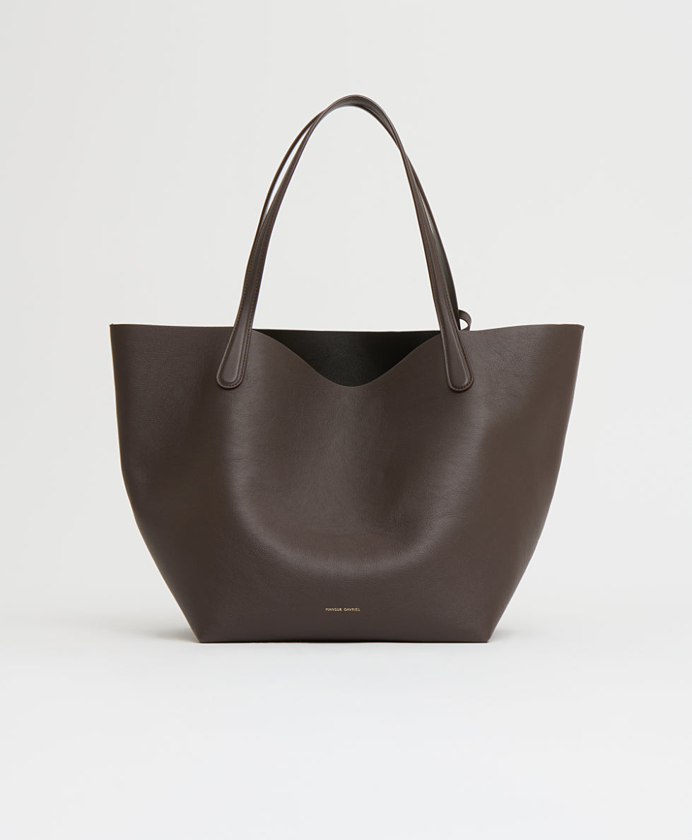 Mansurgavriel Everyday Soft Tote - Ebony/Black