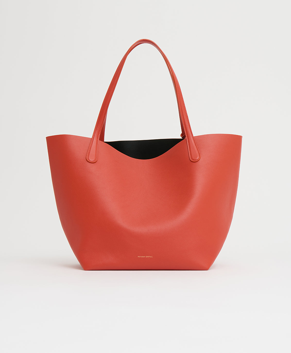 Mansurgavriel Everyday Soft Tote - Pomodoro/Black