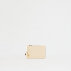 Mansurgavriel Keychain Zip Case - Jasmine