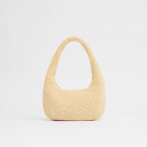 Mansurgavriel Mini Gnocchi Bag - Jasmine Textured Raffia