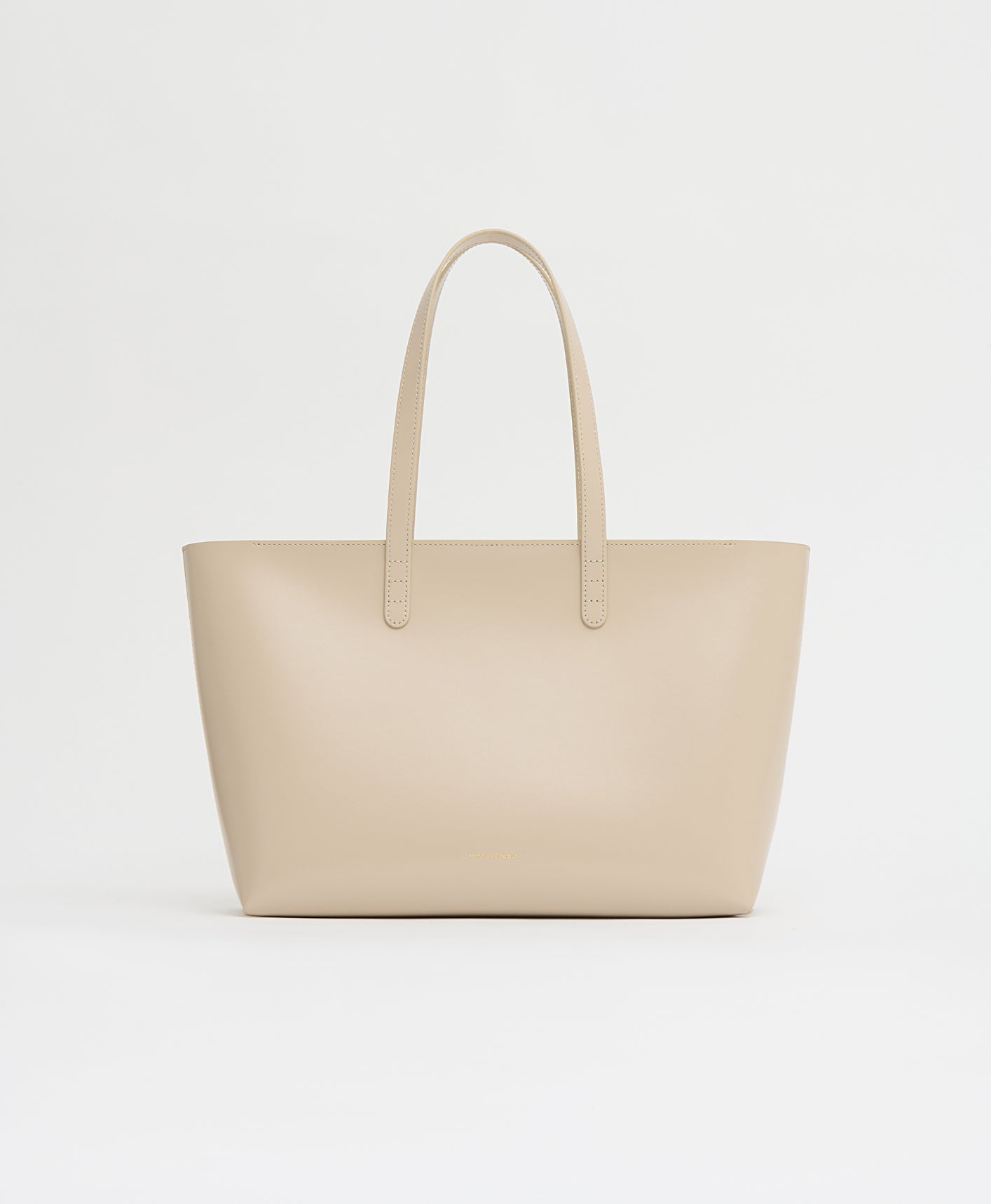 Mansurgavriel Small Zip Tote - Light Grey