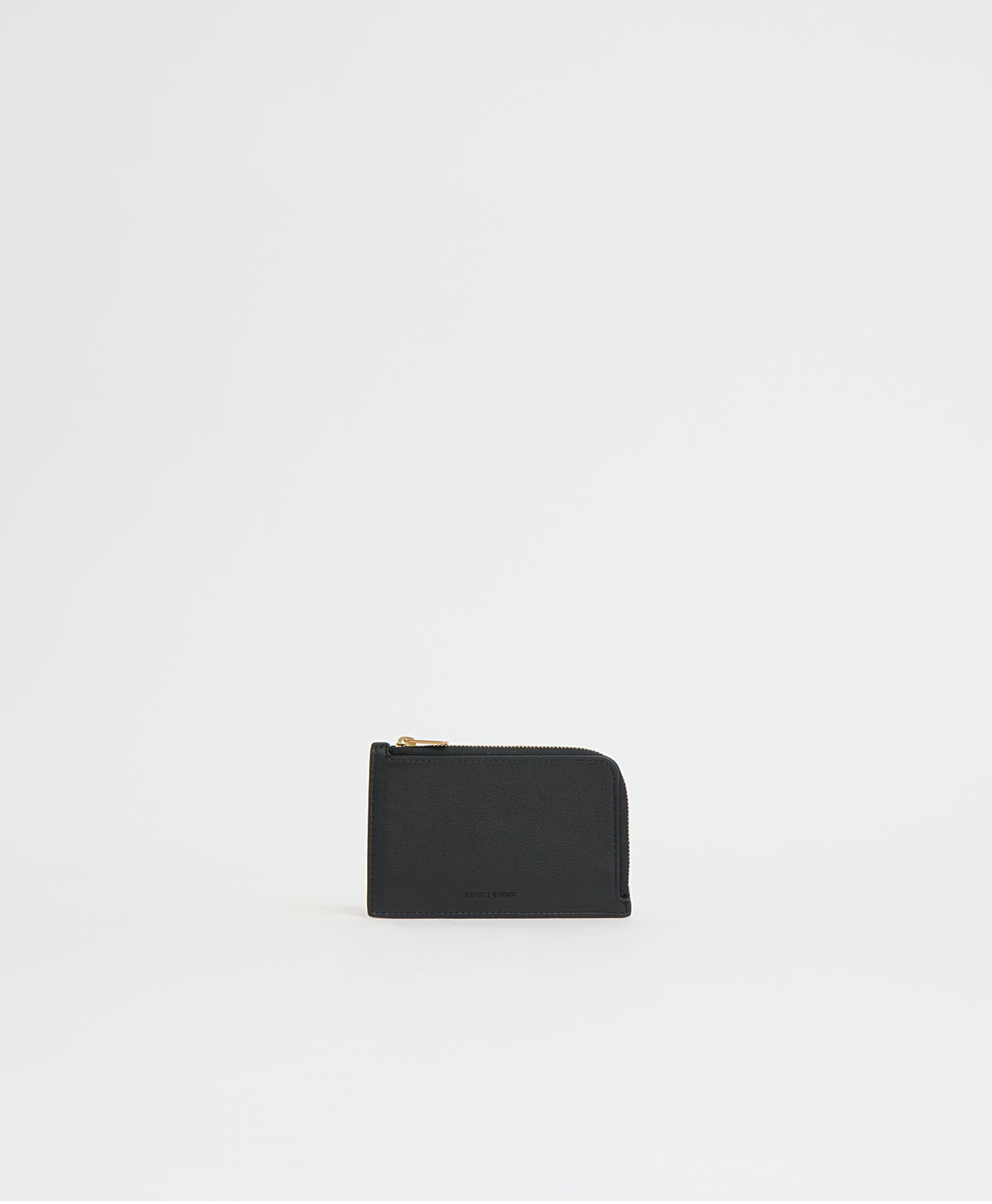 Mansurgavriel Zip Card Holder - Black