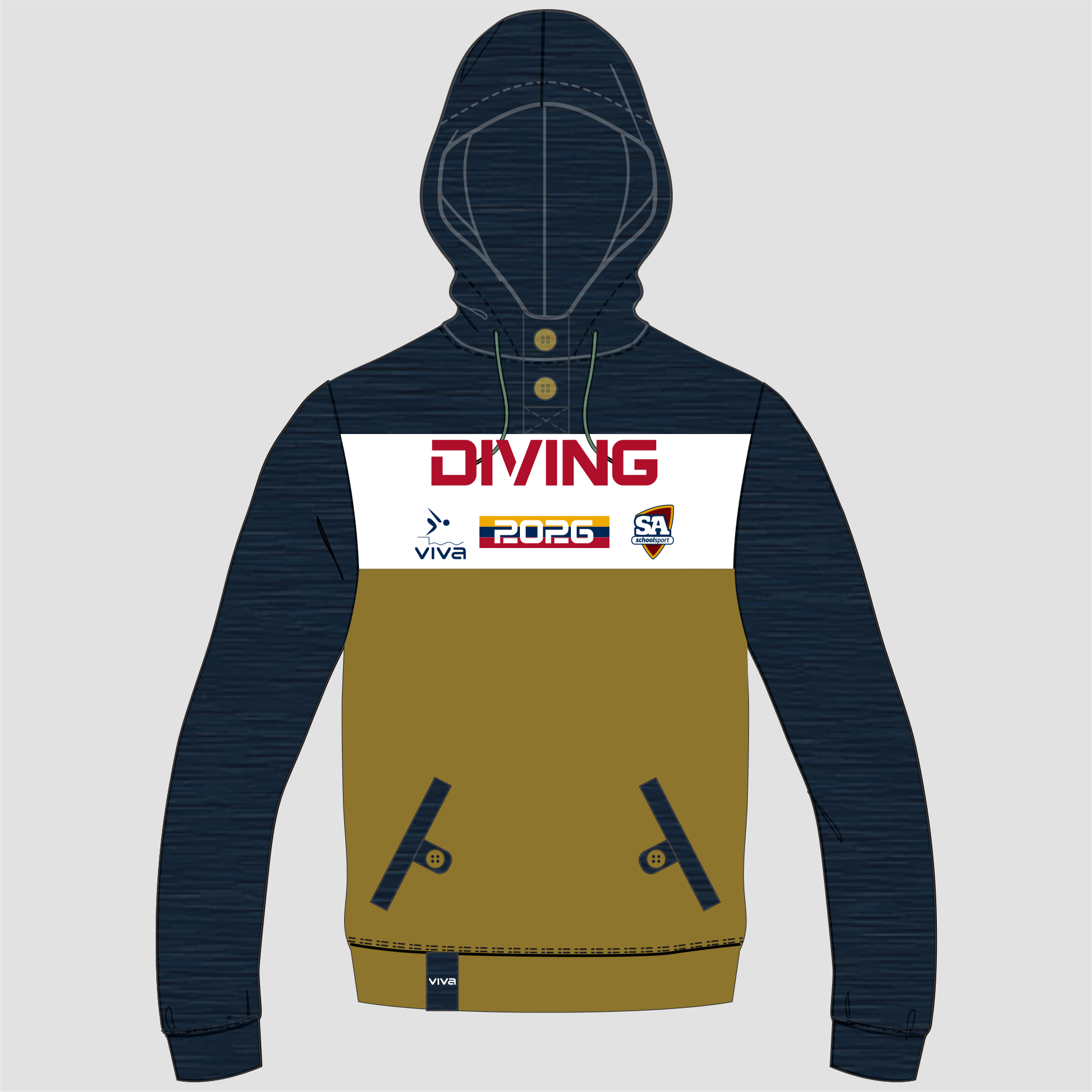 Viva10 SSSA DIVING EVENT HOODIE ADULTS