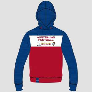 Viva10 SSSA AUSTRALIAN FOOTBALL EVENT HOODIE NAVY RED WH