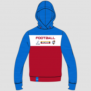 Viva10 SSSA FOOTBALL EVENT HOODIE SKY RED WHITE