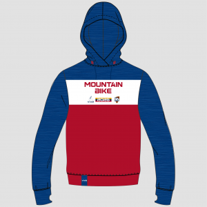 Viva10 SSSA MOUNTAIN BIKE EVENT HOODIE NAVY RED WH