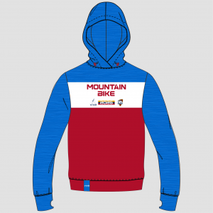 Viva10 SSSA MOUNTAIN BIKE EVENT HOODIE ROYAL RED WH