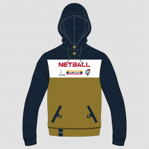 Viva10 SSSA NETBALL EVENT HOODIE BEIGE ADULTS