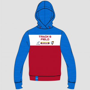 Viva10 SSSA TRACK & FIELD EVENT HOODIE SKY RED WH